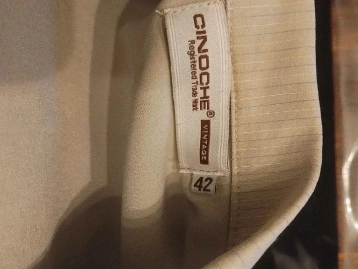 Veste creme, listrado,Cinoche Vintage T42 – photo 11